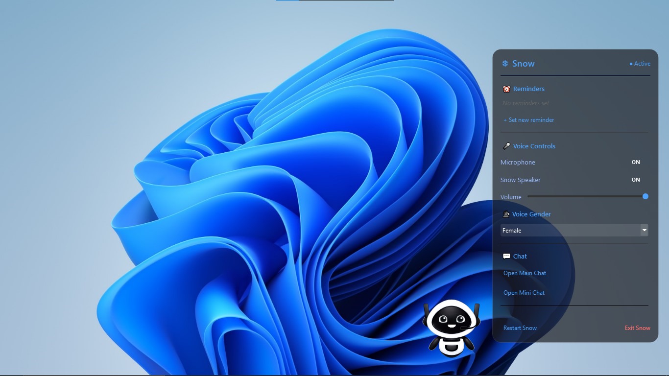 SnowXAI Notification Panel
